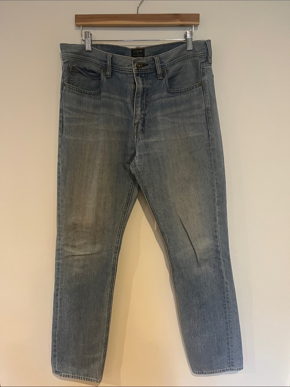 J. Crew Men's Straight Light Blue Jeans